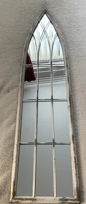 £39.99 • Buy Arched Gothic Style Wall Mirror 39.5” Tall With Metal Frame