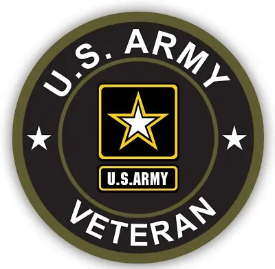 U.S. Army Veteran Sticker Decal Vinyl US VET  • $7.79