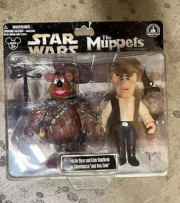 [NEW] NRFB Star Wars The Muppets Disney Parks Fozzie Bear & Link Hogthrob • $175