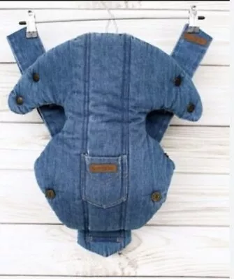 Baby Bjorn Baby Carrier Cotton Blend Denim Blue RRP £175 • £49.99