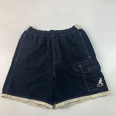 Mens Kangol Swimming Shorts Black Small • £8.95