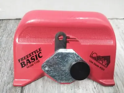 Logan Freestyle Basic Hand Held Mat Cutter Red Model 1100 Made In USA • $14.36