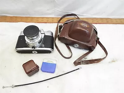Vintage Voigtlander Bessamatic 35mm Camera W/Case Skoparex Lens • $179.99