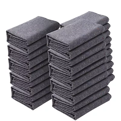 VEVOR Moving Blankets Packing Blankets 72  X 54  Furniture Pads 12-Pack 21 Lb/dz • £41.99