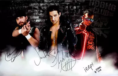 Official Highspots - Jay White Owens & ELP  Bullet Club Trio  Hand Signed 11x17 • $88.39