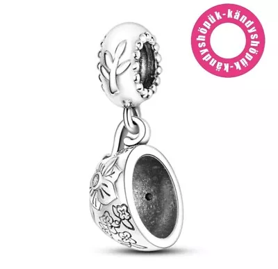 Tea Cup Dangle Charm Bead For Bracelet S925 Sterling Silver • £9.99