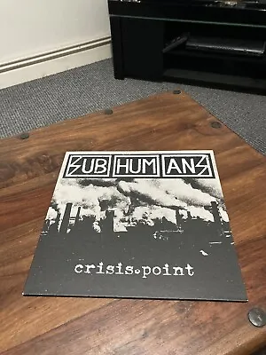 £10.99 • Buy Subhumans Crisis Point Original LP Vinyl