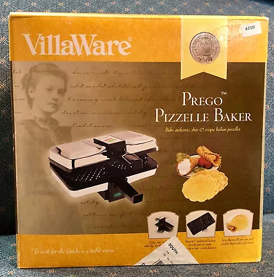 VillaWare Prego Pizzelle Baker NIB • $150