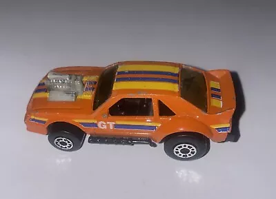 Matchbox Mustang Gt Mb74 Orange Macau 1983 • $1.80