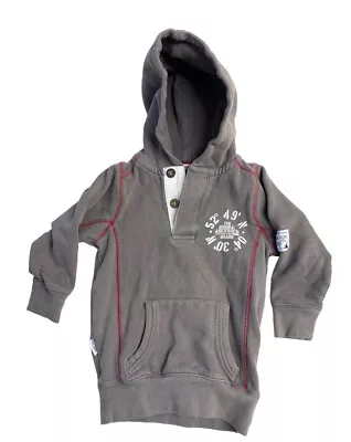 Lazy Jacks Boys Age 1/2 Brown Long Sleeved Hoodie MINT • £12.99