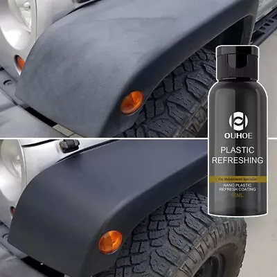 $12.23 • Buy 50ml Plastic Parts Refurbish Agent Car Interior Dashboard Restorer With Sponge