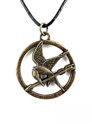 HUNGER GAMES Katniss Mockingjay Pendant Necklace Officially Licensed 2012 NEW • $14.98