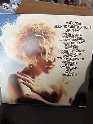 £50 • Buy Madonna Blond Ambition World Tour Vinyl