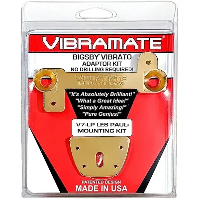 Vibramate V7-LP Mounting Kit For Les Paul Guitars Gold • $69.95