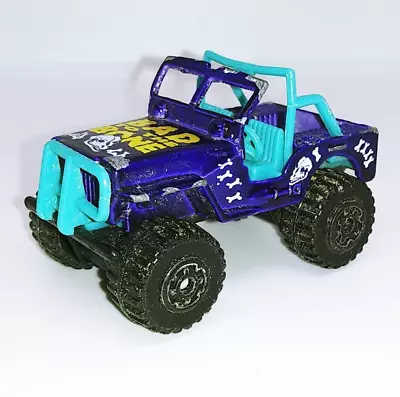 1981 Matchbox Jeep 4x4 CJ Series Purple  Bad To The Bone  Diecast 1:59 Scale • $5.99