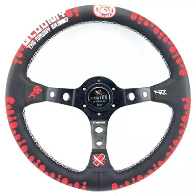 330mm Dish Steering Wheel - Fit 6 Hole Hub Like Vertex Nardi Momo NRG • $134.91