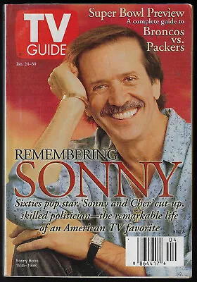 TV Guide Jan 24 1998 - Remembering SONNY BONO - Providence RI Ed • $4