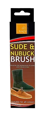 Suede Nubuck Brush Restore Ugg Cleaner Reviever Rubber Stains Brass Hair Punch • $32.70