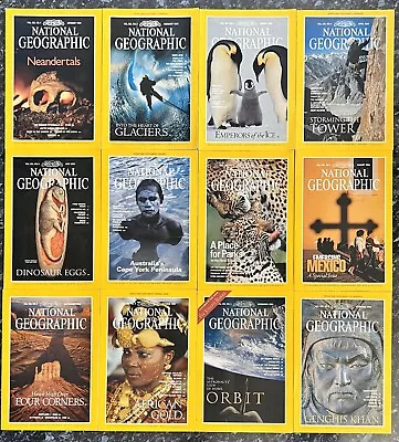 National Geographic Magazines Year 1996 Complete Set • $12