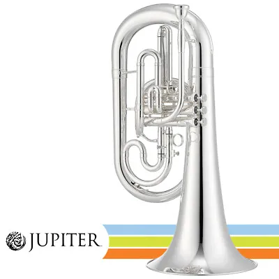NEW Jupiter JEP1100MS Key Of Bb Silver Plated Brass Quantum Marching Euphonium  • $3179