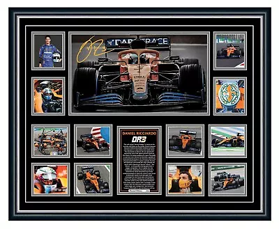 Daniel Ricciardo F1 2021 Mclaren Signed Limited Edition Framed Memorabilia • $129.99