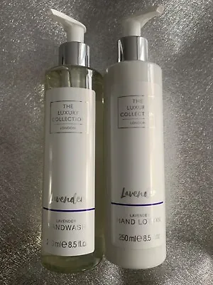 £13.95 • Buy The Luxury Collection London Lavender Hand Wash & Hand Lotion Set