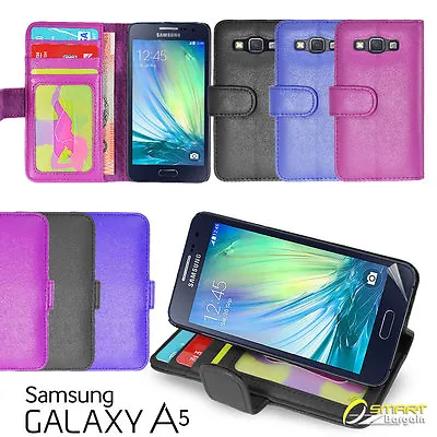 Photo ID Wallet Flip Leather Case Cover For Samsung Galaxy A5 + SP • $7.99