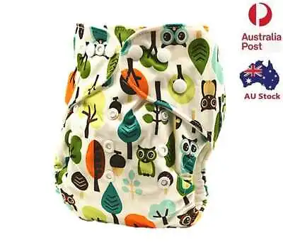 Waterproof Reusable Adjustable Modern Cloth Nappies Baby MCN Nappy Diaper (D268) • $9.99