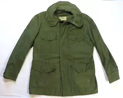 USA Military Vintage Field Coat Jacket Sateen OG 107 June 1966 Trenton Sports • $80