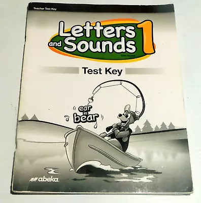 Abeka Letters And Sounds 1 Test Key (A Beka 1st Grade) • $9