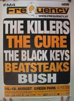 The Killers Cure Korn Bush Beatsteaks Poster German Tour • $116.50