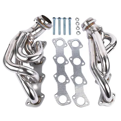 Stainless Steel Shorty Headers Manifold For Ford F150 F250 Expedition 97-03 5.4L • $118