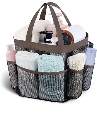 Mesh Shower Caddy Portable Quick Dry Hanging Shower Tote Bag • $9.99