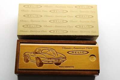 $2.25 • Buy Vintage Relic 1963 Corvette Watch With Wood Box