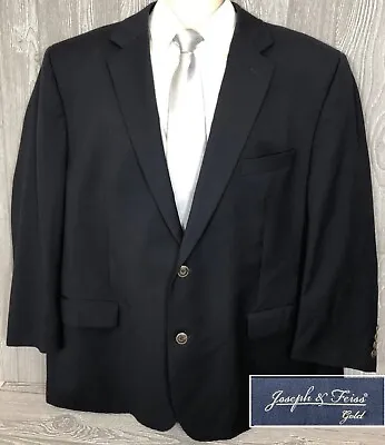 Joseph & Feiss Gold Mens Navy Blazer Wool 2 Button Sz 50R (t18) • $45