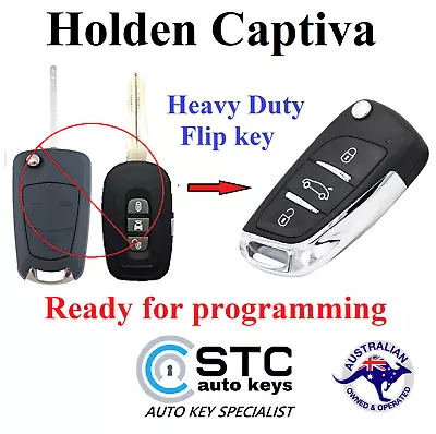 Holden Captiva Complete Car Remote Flip Transponder Key Fob 2006 - 2015 • $46