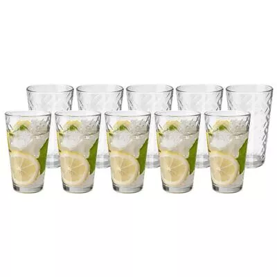 Circleware - Chevron Cooler 464ml Glasses Set Of 10 • $24