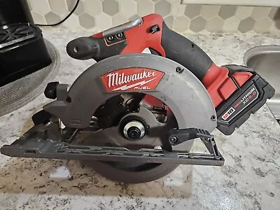 Milwaukee 6-1/2  Brushless M18 Circular Saw 2730-20 W/ Battery And Charger Works • $159.99