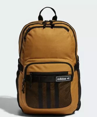 Adidas Originals Energy Mesa Brown School Laptop Sports Backpack Bag - Brand New • $35.99