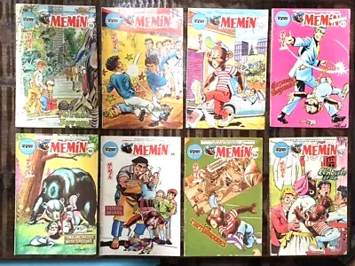 8 Memin Pinguin Spanish Comics Lot 23 To 62 (1982)  (No Mexican Comics) • $32