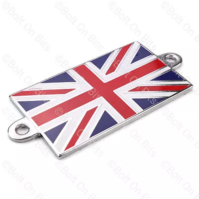 Union Jack Badge Metal Enamel Rivet/Screw On Defender Series 1/2 • £9.99