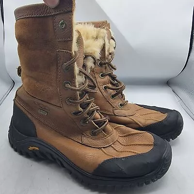 UGG Adirondack II Womens 9 Brown Chestnut Otter Boots Waterproof Casual Outdoors • $59.95