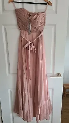 Coast Allure Blush Maxi Dress Size 10 BBWT • £75