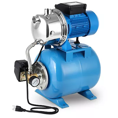 1.6HP Shallow Well Pump With 6 Gallon Pressure Tank 1340GPH Irrigation Jet Pump • $138.99