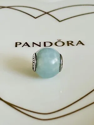 🩵 PANDORA Essence * LOYALTY * Charm Aquamarine 💝 Wonderful Gift 🎁 • £29.95