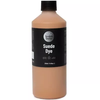 Suede Dye Repair Paint For Suede & NuBuck For Boots Shoes Bags Sofas 250ML • £9.95