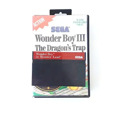 Sega Master System | Wonder Boy In Monster Land Cartridge In Wonder Boy 3 Case • $45.03