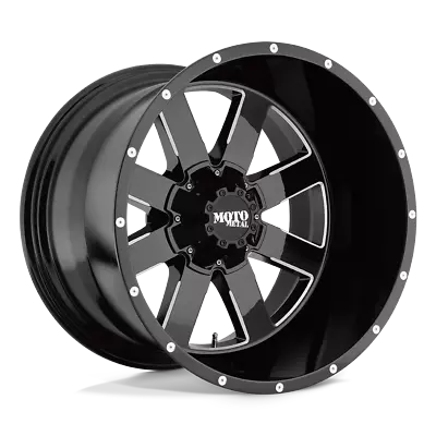 18x10 -24 Moto Metal MO962 Gloss Black W/Milled Accents 6x135 Wheel Rim (QTY 1) • $239