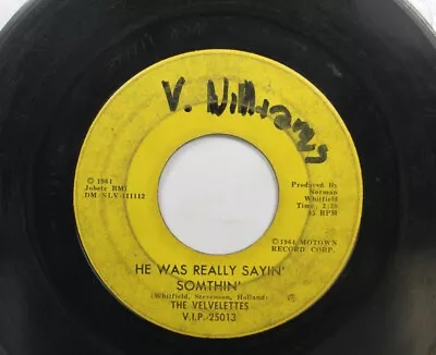 Hear! Northern Soul Motown 45 The Velvelettes - He Was Really Sayin Somthin / Th • $14.99