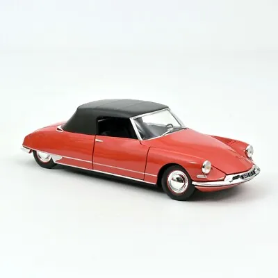 NOREV 181599 1:18 Citroen DS 19 Cabriolet 1961 - Corail Red • £62.96